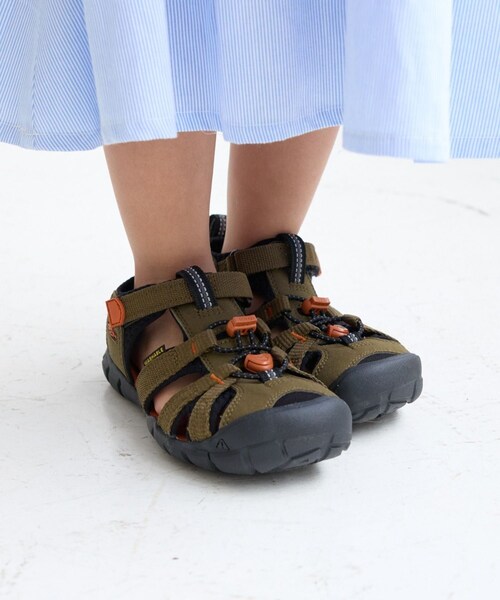 ROPE' PICNIC（ロペピクニック）の「【KIDS】【KEEN/キーン】SEACAMP II CNX シーキャンプ ツー シーエヌエックス（サンダル・キッズ・カーキ/ピンク・18/20/21/19.5）」の13枚目の写真