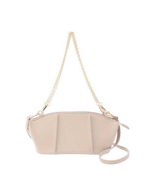 RESEXXY（リゼクシー）の「ピンタックデザインハンドバッグ（ハンドバッグ・レディース・アイボリー/ブラック/ベージュ・F）」の4枚目の写真