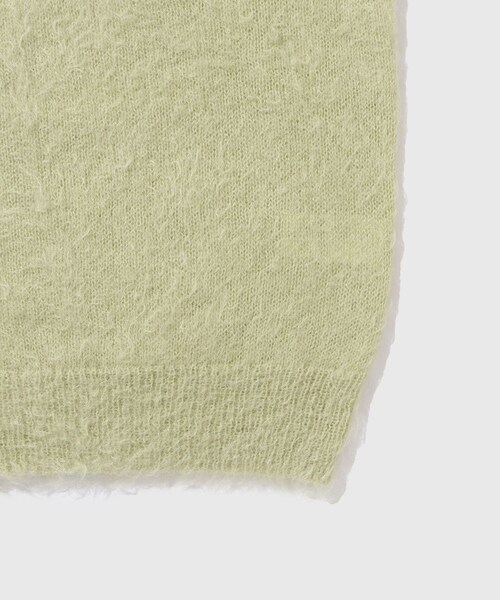ADAM ET ROPE'(アダムエロペ)の「【AURALEE/オーラリー】BRUSHED SUPER KID MOHAIR KNIT P/O(ニット/セーター・メンズ・ブラック/グリーン/カーキ・3/4)」の17枚目の写真