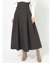 dazzlin | パイピングジャカードコルセットスカート(スカート)