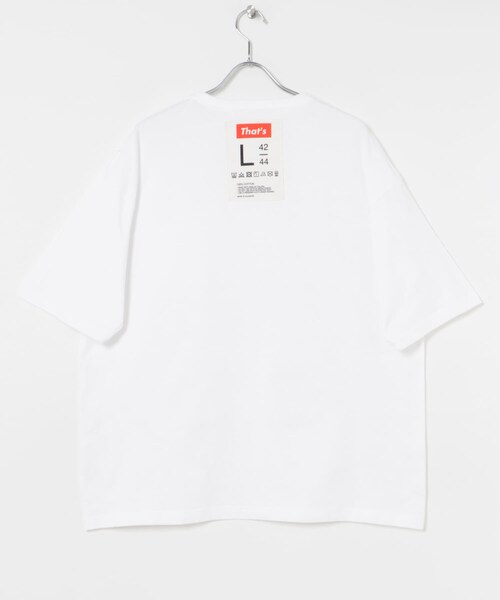 THE GOODLAND MARKET（ザグッドランドマーケット）の「That’s　the Tee Tag&Pocket（Tシャツ/カットソー・メンズ・WH・M/L/XL）」の12枚目の写真