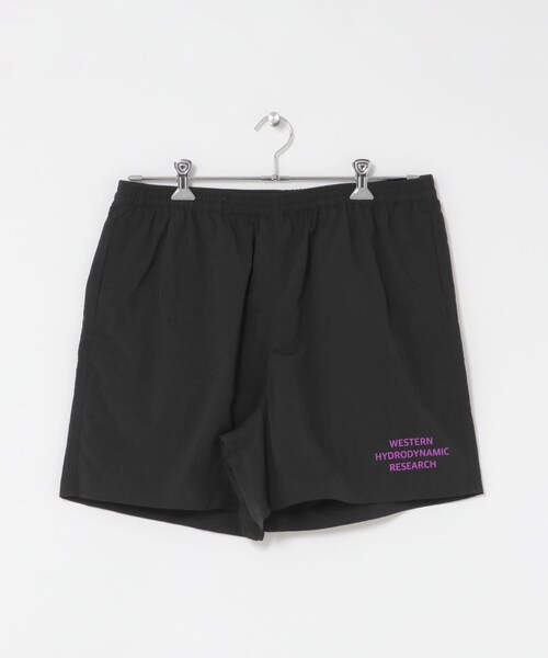 THE GOODLAND MARKET（ザグッドランドマーケット）の「Western Hydrodynamic Research　WORKER NYRON SHORT（その他パンツ・メンズ・BK×PPL/NV×YEL・L/XL）」の6枚目の写真