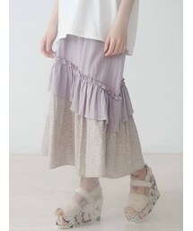 merry jenny | floralティアードフレアスカート(スカート)