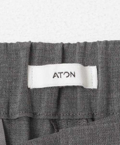 URBAN RESEARCH（アーバンリサーチ）の「ATON　WOOL GAUZE EASY PANTS（その他パンツ・メンズ・GRAY/NAVY TOP・4/6）」の12枚目の写真