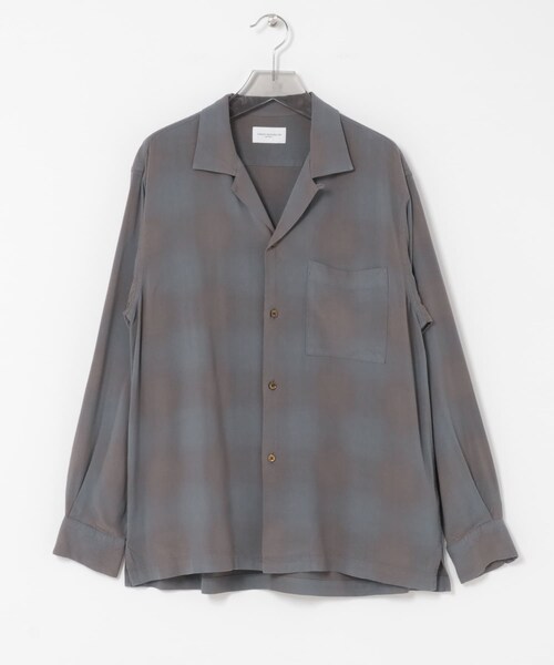 URBAN RESEARCH（アーバンリサーチ）の「new basic　BISHU RAYON CHECK SHIRTS（シャツ/ブラウス・メンズ・PINK/NAVY・M/L/XL）」の12枚目の写真