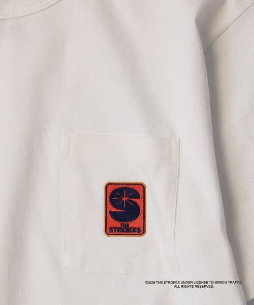 bonjour records(ボンジュールレコーズ)の「The Strokes for bonjour records S/S pocket Tee ザ・ストロークス オフィシャル ポケットTシャツ(Tシャツ/カットソー・レディース・ブラック/ホワイト・L/M/XL)」の11枚目の写真