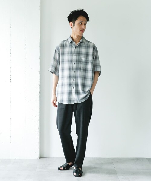 URBAN RESEARCH DOORS(アーバンリサーチドアーズ)の「『別注』Lee×DOORS FLEEASY NARROW(その他パンツ・メンズ・エクリュ/スミクロ/ブラウン/ブルー・Free)」の20枚目の写真