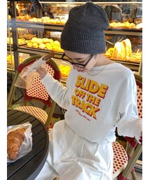 Ungrid | ロゴロングスリーブTee(Tシャツ/カットソー)