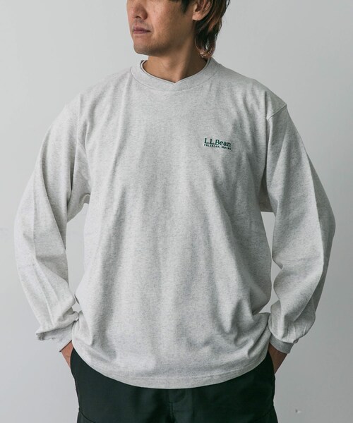 URBAN RESEARCH DOORS(アーバンリサーチドアーズ)の「L.L.Bean Union Long-Sleeve T-shirts(Tシャツ/カットソー・メンズ・F.Green/White/Birch/Navy/T.Charcoal・M/L/XL)」の17枚目の写真