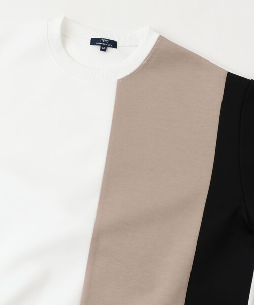 ITEMS URBANRESEARCH（アイテムズ アーバンリサーチ）の「ストレッチダンボール 切替トップス A（スウェット・メンズ・BLK/MOC/NVY・M/L）」の11枚目の写真