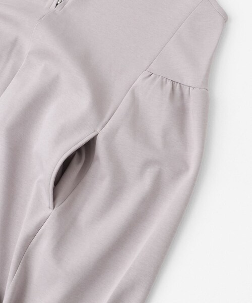 SENSE OF PLACE by URBAN RESEARCH（センスオブプレイスバイアーバンリサーチ）の「ZIPVネックカットワンピース（ワンピース・レディース・GRAY/BLACK/BEIGE・COMPACT/one）」の18枚目の写真