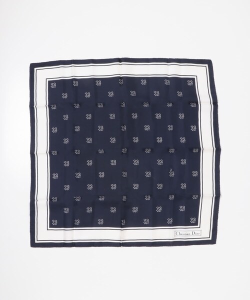URBAN RESEARCH ROSSO（アーバンリサーチロッソ）の「VINTAGE　DIORスカーフ（バンダナ/スカーフ・レディース・NAVYWHITE・-）」の2枚目の写真