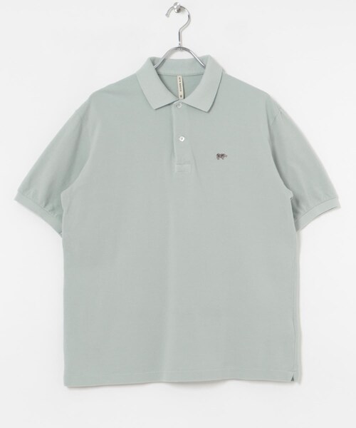 URBAN RESEARCH（アーバンリサーチ）の「Scye　Cotton Pique Polo Shirts（ポロシャツ・メンズ・バニラ/アクア/レッド・38/40）」の11枚目の写真