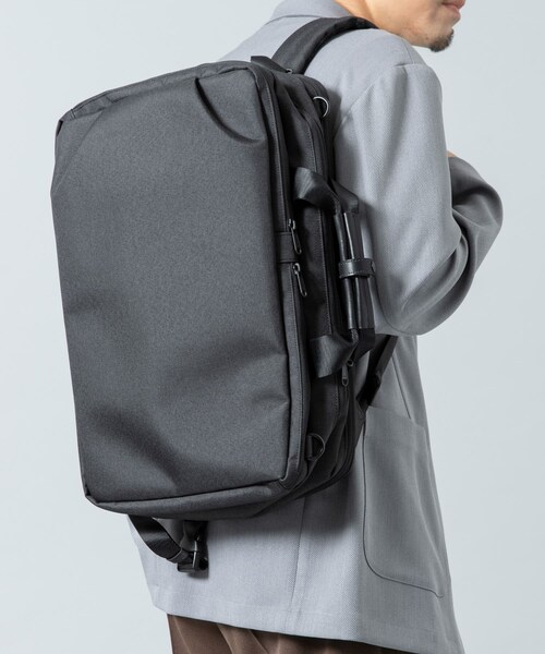 RODE SKO（ロデスコ）の「撥水タック3WAYリュックサック（バックパック/リュック・メンズ・BLACK/CHARCOAL・one）」の9枚目の写真