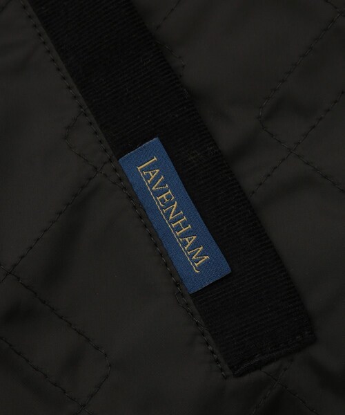 ADAM ET ROPE'(アダムエロペ)の「【LAVENHAM(ラベンハム)】UNWADDED BOMBER JACKET WOMENS(その他アウター・レディース・ブラック/ホワイト・10)」の18枚目の写真