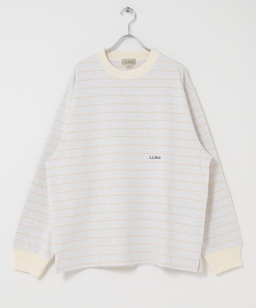URBAN RESEARCH DOORS(アーバンリサーチドアーズ)の「L.L.Bean JAPAN EDITION UNION LONG SLEEVE STRIPE T-SHIRTS(Tシャツ/カットソー・メンズ・OFF/GRN/BIRCH/YLW/T GREY/RED/NAVY/TEAL・M/L/XL)」の13枚目の写真