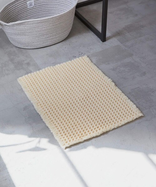 URBAN RESEARCH DOORS(アーバンリサーチドアーズ)の「『洗濯可』calmland 瞬乾ワッフルバスマット(インテリア雑貨・メンズ・IV・S)」の4枚目の写真
