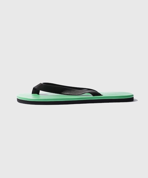 ADAM ET ROPE'(アダムエロペ)の「【AURALEE/オーラリー】SOFT LEATHER FLIP-FLOPS(サンダル・メンズ・ブラック/グリーン・25.0/26.0/27.0)」の7枚目の写真