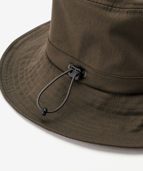 ADAM ET ROPE'(アダムエロペ)の「【KIJIMA TAKAYUKI(キジマ タカユキ)】DRY TWILL OVERSIZED SAFARI HAT(ハット・レディース・ベージュ/カーキ・F)」の7枚目の写真