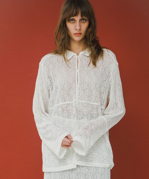 LAATO（ラート）の「melon lace shirts（シャツ/ブラウス・レディース・インク/サブレ/パール・Free）」の20枚目の写真
