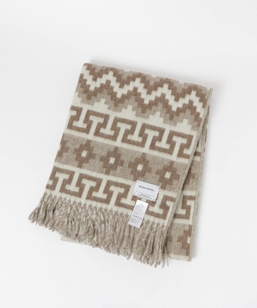 URBAN RESEARCH（アーバンリサーチ）の「THE INOUE BROTHERS　Blanket Pattern（ストール/ショール・メンズ・Beige/Green・one）」の3枚目の写真