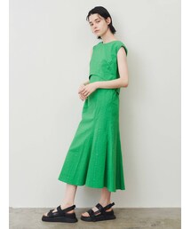 ELENDEEK | JACQUARD LAYERD LIKE OP(ワンピース)