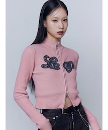 EMODA | パッチロゴプレーティングニット(ニット/セーター)