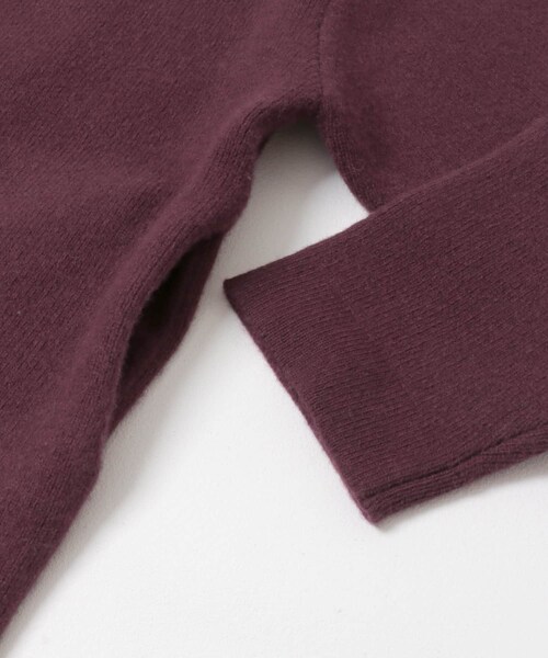 URBAN RESEARCH ROSSO（アーバンリサーチロッソ）の「F by ROSSO　ハミルトン接結ニットコート（テーラードジャケット・レディース・L/GREIGE/GRAY/D/CHERRY・Free）」の12枚目の写真