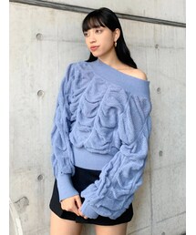 EMODA | ワイドドレープニット(ニット/セーター)