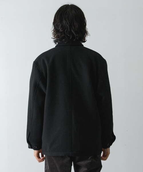 URBAN RESEARCH DOORS(アーバンリサーチドアーズ)の「ウールブレンドハリントンジャケット(テーラードジャケット・メンズ・MOCHA/BLACK・M/L)」の21枚目の写真