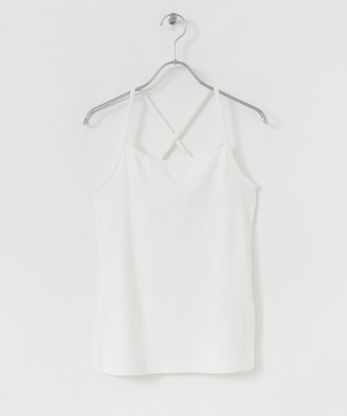 ITEMS URBANRESEARCH（アイテムズ アーバンリサーチ）の「リップルバッククロスキャミソール（キャミソール・レディース・TRQ/BLK/GREGE/RED/WHT・FREE）」の7枚目の写真