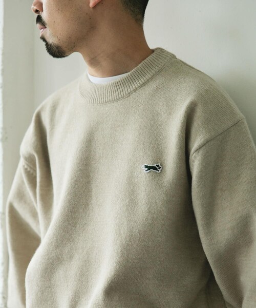 URBAN RESEARCH DOORS(アーバンリサーチドアーズ)の「『別注』PENNEYS×DOORS THE FOX クルーネックスフレニット(ニット/セーター・メンズ・ECRU/CHERRY/NAVY/CHARCOAL・M/L/XL)」の11枚目の写真
