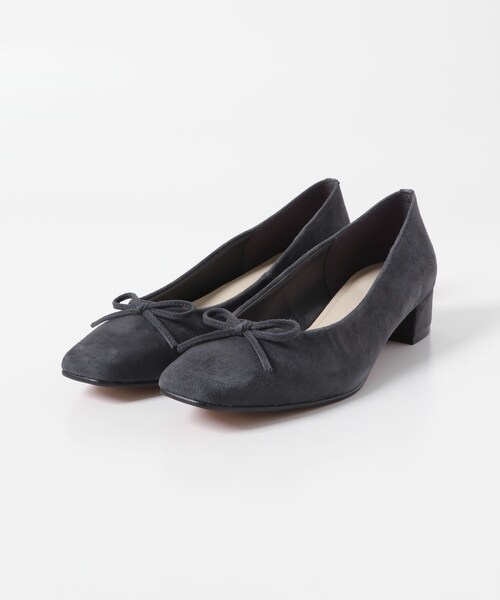 URBAN RESEARCH ROSSO（アーバンリサーチロッソ）の「シープスエードバレエシューズ（バレエシューズ・レディース・charcoal/bordeaux・36/37/38）」の7枚目の写真