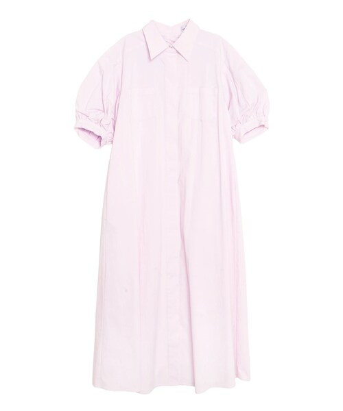 ELENDEEK(エレンディーク)の「RELAXY SHIRT OP(ワンピース・レディース・チャコールグレー/ピンク/ベージュ/オフホワイト/ブラック/ミントグリーン/ブルー/ヌード・01/02)」の14枚目の写真