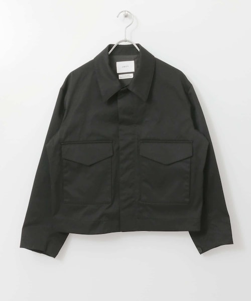 URBAN RESEARCH DOORS(アーバンリサーチドアーズ)の「UNIFY Nylon Short Jacket∴(テーラードジャケット・レディース・BLACK/BEIGE・one)」の1枚目の写真