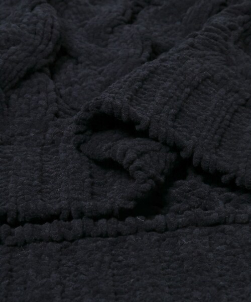 EKAL（エカル）の「ケーブルモールニットプルオーバー（ニット/セーター・レディース・L.ブルー/L.グレー/ブラック・One）」の14枚目の写真