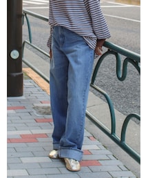 Ungrid | 【WEB限定】ロールアップカーブデニム(デニムパンツ)