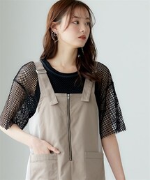 miclat | 大きいサイズ　ミリタリー風ジャンパースカート　miclat(ジャンパースカート)