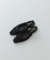 『MADE IN JAPAN』ヘアリーバックストラップミュール