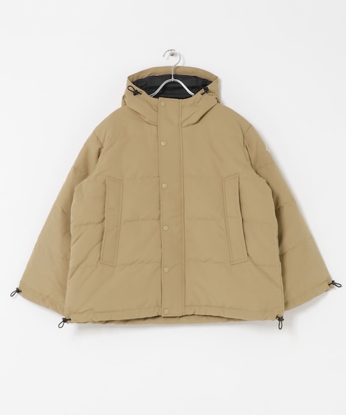 URBAN RESEARCH DOORS（アーバンリサーチドアーズ）の「DANTON　DOWN HOODED JACKET（その他アウター・レディース・BLACK/LT.BEIGE/IVORY/DK.BROWN・XS/S）」の4枚目の写真