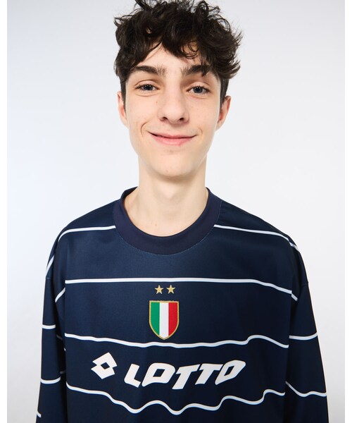 URBAN RESEARCH（アーバンリサーチ）の「LOTTO　BORDER LONG-SLEEVE GAME SHIRTS（Tシャツ/カットソー・メンズ・BLUE/NAVY・M/L/XL/XXL）」の7枚目の写真