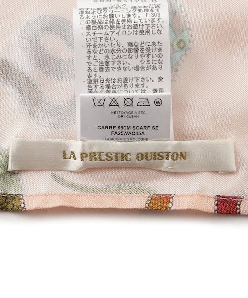 ADAM ET ROPE'（アダムエロペ）の「【LA PRESTIC OUISTON】CARRE 65cm SCARF SE（バンダナ/スカーフ・レディース・ベージュ系・F）」の6枚目の写真