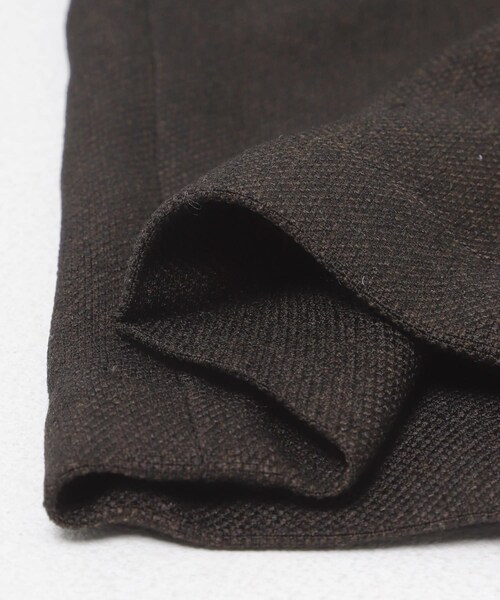 URBAN RESEARCH DOORS(アーバンリサーチドアーズ)の「LIFE STYLE TAILOR ツイードライクコンフォータブルパンツ(スラックス・メンズ・NAVY/BROWN/TAUPE・S/M/L/XL)」の12枚目の写真