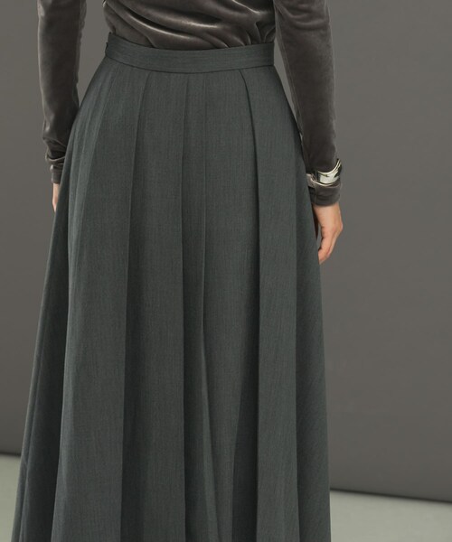 URBAN RESEARCH ROSSO（アーバンリサーチロッソ）の「ランダムプリーツスカート（スカート・レディース・greencheck/browncheck/gray・36/38）」の16枚目の写真