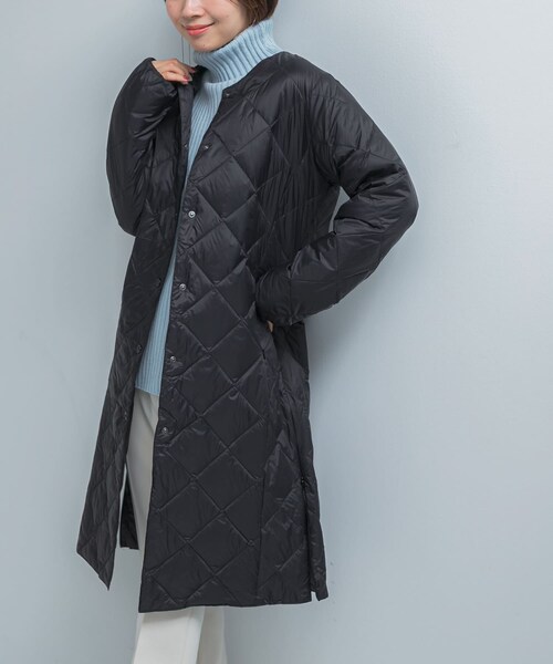 URBAN RESEARCH ROSSO（アーバンリサーチロッソ）の「TAION　CREW NECK LONG DOWN COAT（その他アウター・レディース・OFFWHITE/BLACK/OLIVE/GBEIGE/DNAVY・M/L/XL）」の11枚目の写真