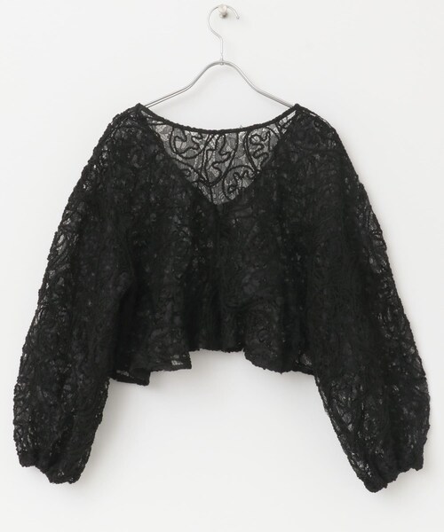 URBAN RESEARCH ROSSO（アーバンリサーチロッソ）の「F by ROSSO　コードレースブラウス（シャツ/ブラウス・レディース・OFF WHITE/BLACK・FREE）」の21枚目の写真