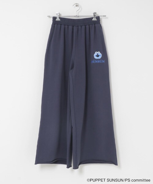 SENSE OF PLACE by URBAN RESEARCH（センスオブプレイスバイアーバンリサーチ）の「『ユニセックス』『別注』SUNSUN×SENSE OF PLACE　スウェットパンツ（スウェットパンツ・レディース・L.GRAY/NAVY・M/L）」の19枚目の写真