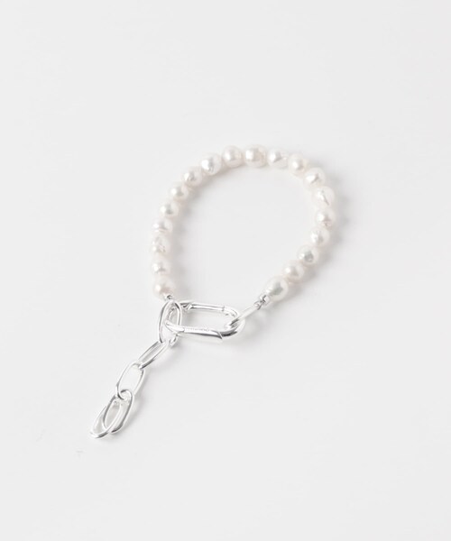 URBAN RESEARCH ROSSO（アーバンリサーチロッソ）の「in mood　CLIP PEARL BRACELET（ブレスレット・レディース・SV・-）」の3枚目の写真