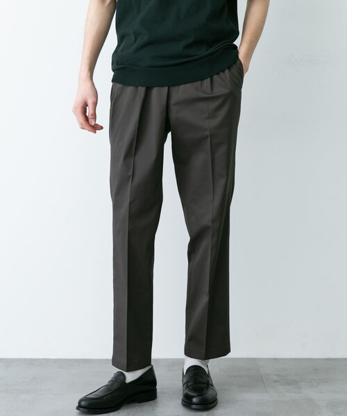 URBAN RESEARCH DOORS（アーバンリサーチドアーズ）の「LIFE STYLE TAILOR　ストレッチコットンパンツ（スラックス・メンズ・CHARCOAL/GREIGE・44/46/48/50）」の4枚目の写真