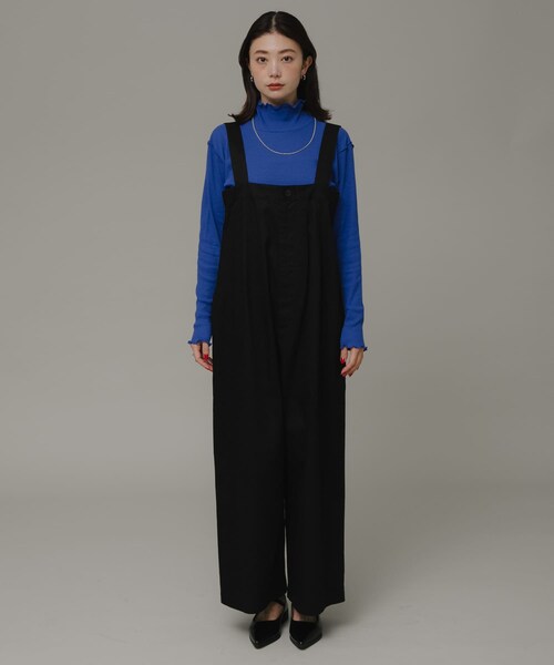 URBAN RESEARCH Sonny Label（アーバンリサーチサニーレーベル）の「ハイウエストタックサロペット（サロペット/オーバーオール・レディース・ブラウン/ブラック・FREE）」の12枚目の写真